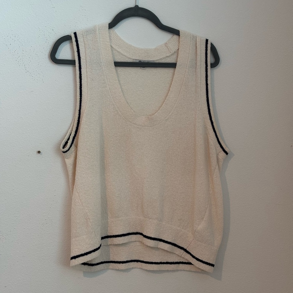MADEWELL Bouclè Sweater Tank Top